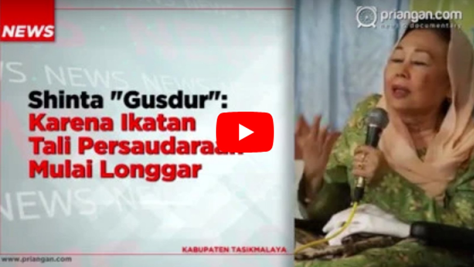 Shinta Gusdur: Karena Ikatan Tali Persaudaraan Mulai Longgar