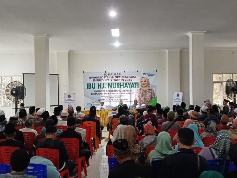 Ribuan Ulama di Tasik dan Garut Sudah jadi Peserta BPJS TK Berkat Nurhayati