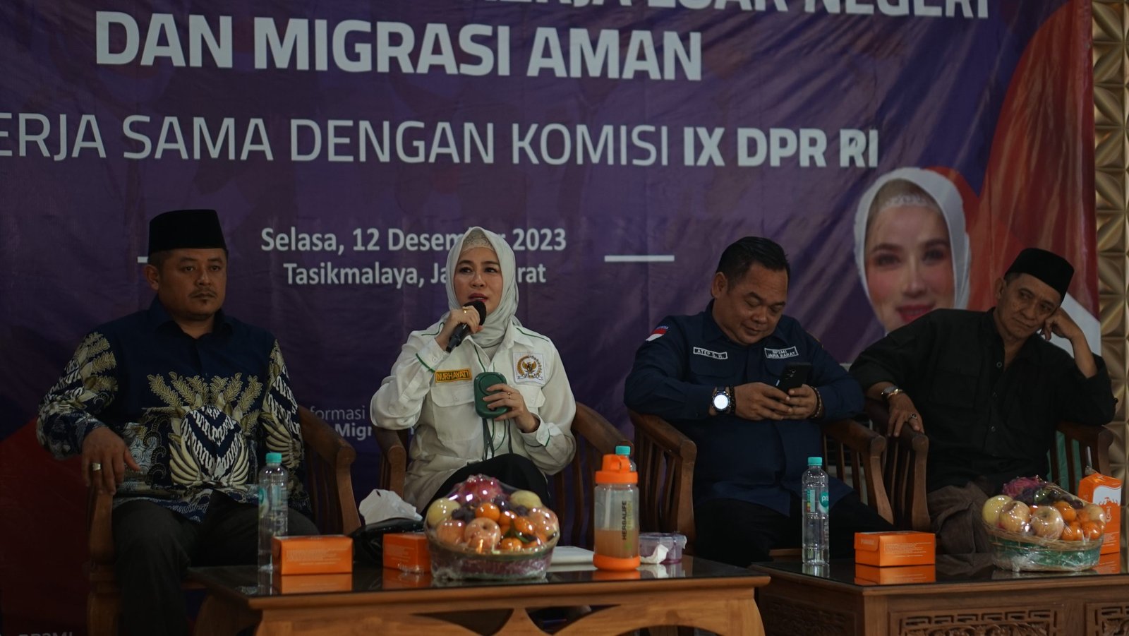 Berkunjung ke Tasikmalaya, Nurhayati Edukasi Masyarakat Soal Jalur PMI Legal