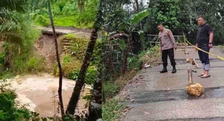 Longsor di Jalur Cibatu–Gunung Kelir Ganggu Akses Warga, Pengendara Diminta Waspada