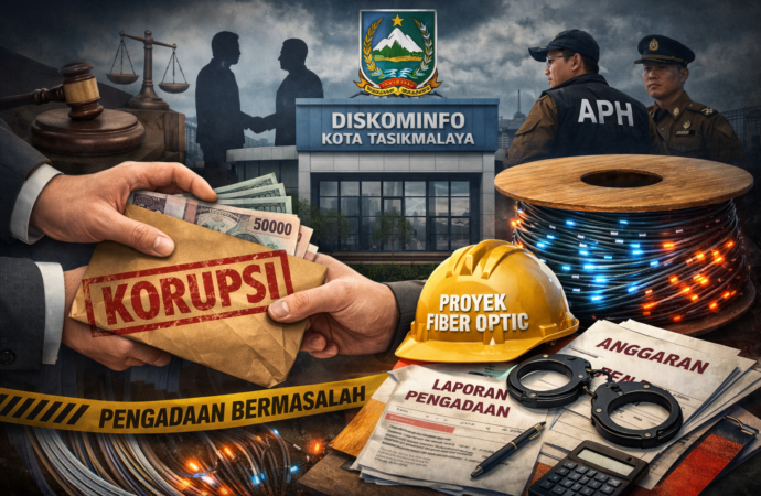 GMNI Akan Laporkan Dugaan Korupsi Pengadaan Fiber Optic Diskominfo Kota Tasikmalaya ke APH
