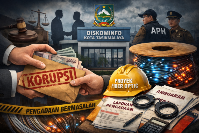 GMNI Akan Laporkan Dugaan Korupsi Pengadaan Fiber Optic Diskominfo Kota Tasikmalaya ke APH