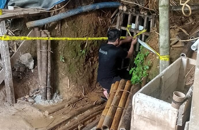 Tambang Emas Karangjaya Ditutup Total, Lubang Diduga Milik Bos Besar Akhirnya Disentuh Hukum