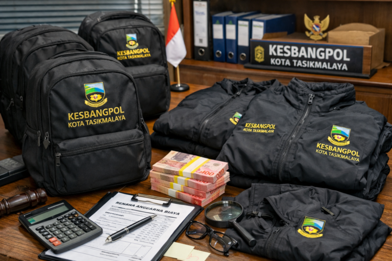 Belanja Tas dan Jaket Kesbangpol Kota Tasikmalaya Jadi Agenda Tahunan, Nilainya Capai Miliaran Rupiah